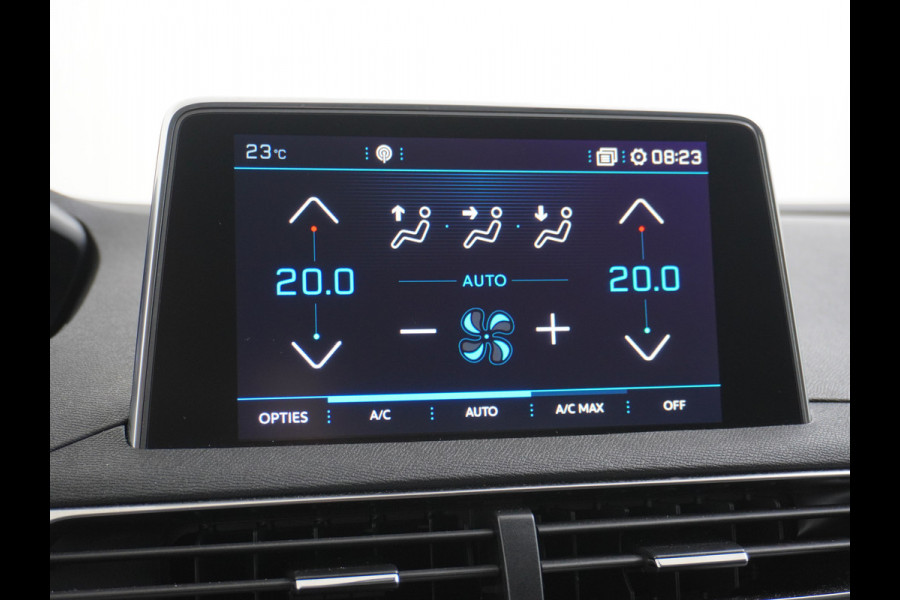 Peugeot 5008 T131PK AUT-8 7-Pers. Elektr.St. Apple Android Carplay Navi 360-Camera Trekhaak DAB+ MirrorScreen Park-Assist 19"LM Connected-Ser Virtual Cockpit (Digidash) Pack City 1+2 Privacy Glas Origineel Nederlandse auto, Dealeronderhouden € 42.000 nieuw EURO 6