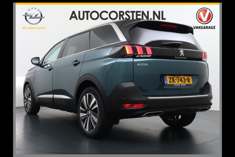 Peugeot 5008 1.6T AUT-8 181pk GT-Line 181pk 7-Pers. Pano-Dak Apple Android Full-LED Carplay Navi 360-Camera DAB+ MirrorScreen Park-Assist 19" Virtual Cockpit (Digidash) Park City 1 Privacy Glas PureTech Blue Lease Premium 1.400kg Trekvermogen 1e Eigenaar, Dealer onderhouden! EURO 6   € 44.000 nieuw