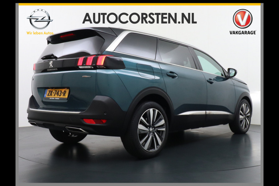Peugeot 5008 1.6T AUT-8 181pk GT-Line 181pk 7-Pers. Pano-Dak Apple Android Full-LED Carplay Navi 360-Camera DAB+ MirrorScreen Park-Assist 19" Virtual Cockpit (Digidash) Park City 1 Privacy Glas PureTech Blue Lease Premium 1.400kg Trekvermogen 1e Eigenaar, Dealer onderhouden! EURO 6   € 44.000 nieuw