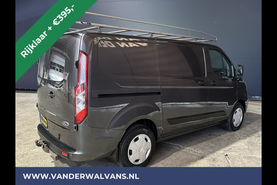 Ford Transit Custom 2.0 TDCI L1H1 Euro6 RIJKLAAR Airco | Trekhaak | Imperiaal | Cruisecontrol | Parkeersensoren | Bijrijdersbank LED