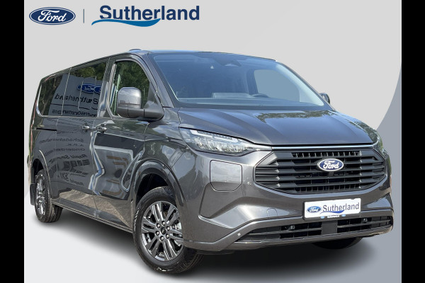 Ford Transit Custom 340 2.5 PHEV L2H1 Limited | Voorraad | Kombi 9-persoons | Incl. BTW en BPM |  Dubbele schuifdeur | 17 inch lichtmetalen velgen | Trekhaak | Navigatie | Garantie 5 jaar of 200.000 km | Camera