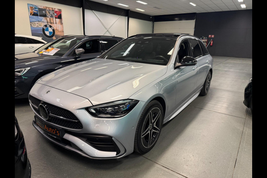 Mercedes-Benz C-Klasse Estate 300 e AMG Line PANO/BURMESTER/LEDER/DAB/CAM/STOEL-M/STOEL-VENTILATIE////