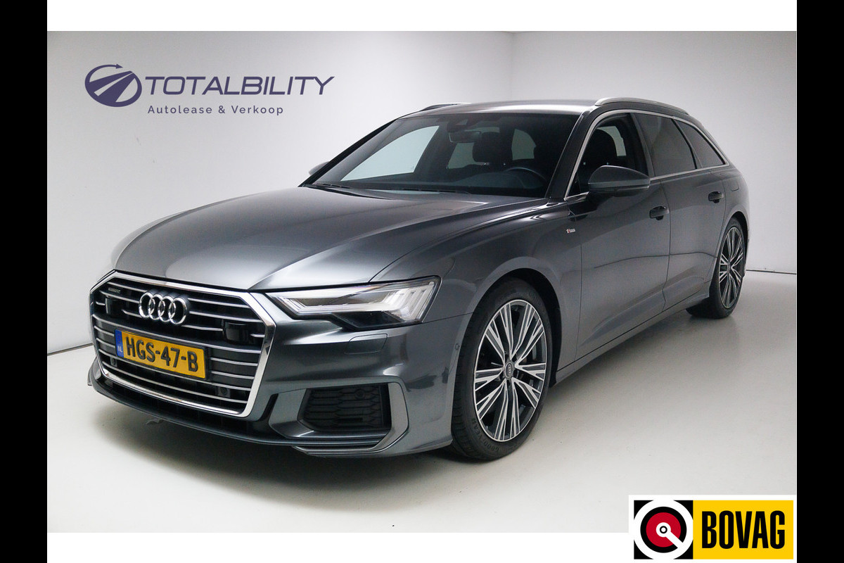 Audi A6 Avant 50 TFSI e quattro 300 PK 2X S-Line Advanced edition | 20" | Stoel- & achterbankverwarming Adaptive Cruise, Navigatie, Matrix Led, Daytona grijs metallic, Elec. achterklep, Afneembare trekhaak Audi A6 Avant 50 TFSI e quattro 300 PK 2X S-Line Advanced edition | 20" | Stoel- & achterbankverwarming Adaptive Cruise, Navigatie, Matrix Led, Daytona grijs metallic, Elec. achterklep, Afneembare trekhaak