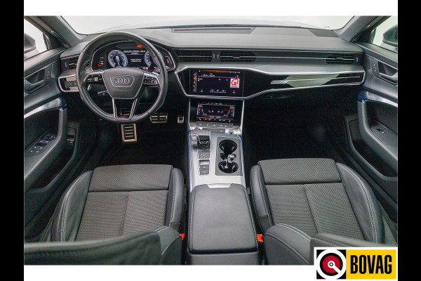 Audi A6 Avant 50 TFSI e quattro 300 PK 2X S-Line Advanced edition | 20" | Stoel- & achterbankverwarming Adaptive Cruise, Navigatie, Matrix Led, Daytona grijs metallic, Elec. achterklep, Afneembare trekhaak