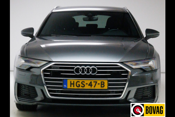 Audi A6 Avant 50 TFSI e quattro 300 PK 2X S-Line Advanced edition | 20" | Stoel- & achterbankverwarming Adaptive Cruise, Navigatie, Matrix Led, Daytona grijs metallic, Elec. achterklep, Afneembare trekhaak