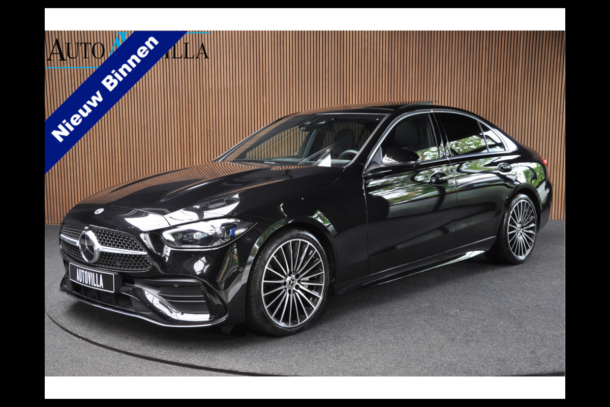 Mercedes-Benz C-Klasse 180 AMG Panodak Navi Leer Camera PTS Nightpack PTS Ambient LM velgen Mercedes-Benz C-Klasse 180 AMG Panodak Navi Leer Camera PTS Nightpack PTS Ambient LM velgen