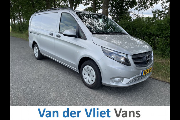 Mercedes-Benz Vito 114 CDI E6 Automaat Lang BPM Vrij! Lease €398 p/m, Airco, Navi+Camera, PDC V+A, Aluca inrichting, 2 schuifdeuren, Onderhoudshistorie aanwezig