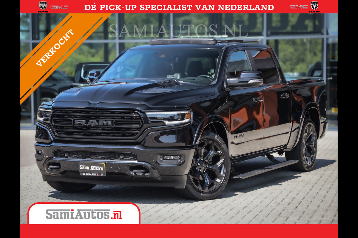 Dodge Ram 1500 LIMITED NIGHT | FULL OPTION | HUD | LUCHTVERING | PANORAMA DAK | ADAPTIVE CRUISE | Comfortabele Dubbele Cabine DC met Royale 5 Zitplaatsen | Dodge Ram 1500 LIMITED NIGHT | FULL OPTION | HUD | LUCHTVERING | PANORAMA DAK | ADAPTIVE CRUISE | Comfortabele Dubbele Cabine DC met Royale 5 Zitplaatsen |