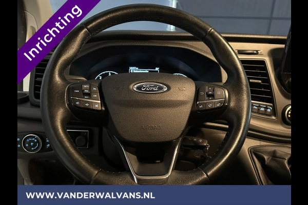Ford Transit Custom 2.0 TDCI 131pk L1H1 Inrichting Euro6 Airco | Navigatie | Android Auto | LED Cruisecontrol, Stoelverwarming, Verwarmde voorruit, Parkeersensoren, Bijrijdersbank