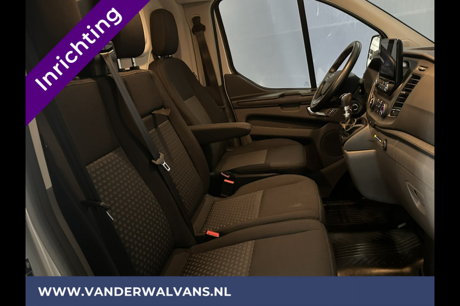 Ford Transit Custom 2.0 TDCI 131pk L1H1 Inrichting Euro6 Airco | Navigatie | Android Auto | LED Cruisecontrol, Stoelverwarming, Verwarmde voorruit, Parkeersensoren, Bijrijdersbank