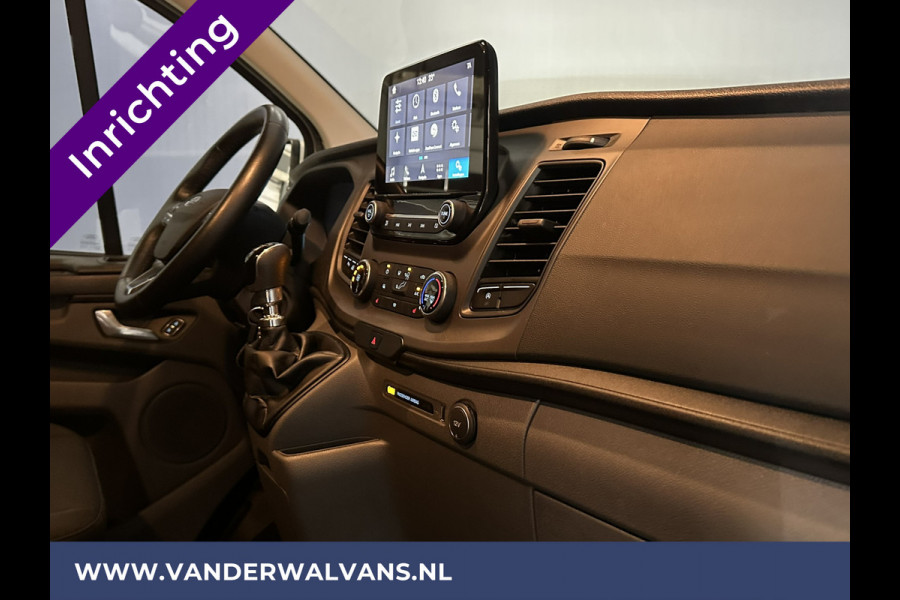 Ford Transit Custom 2.0 TDCI 131pk L1H1 Inrichting Euro6 Airco | Navigatie | Android Auto | LED Cruisecontrol, Stoelverwarming, Verwarmde voorruit, Parkeersensoren, Bijrijdersbank