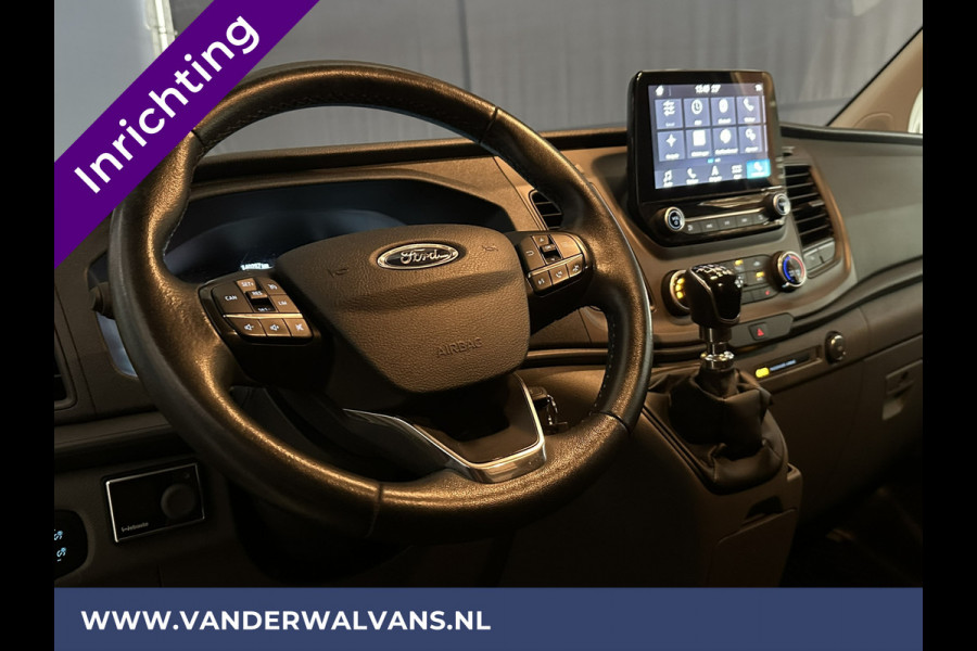 Ford Transit Custom 2.0 TDCI 131pk L1H1 Inrichting Euro6 Airco | Navigatie | Android Auto | LED Cruisecontrol, Stoelverwarming, Verwarmde voorruit, Parkeersensoren, Bijrijdersbank