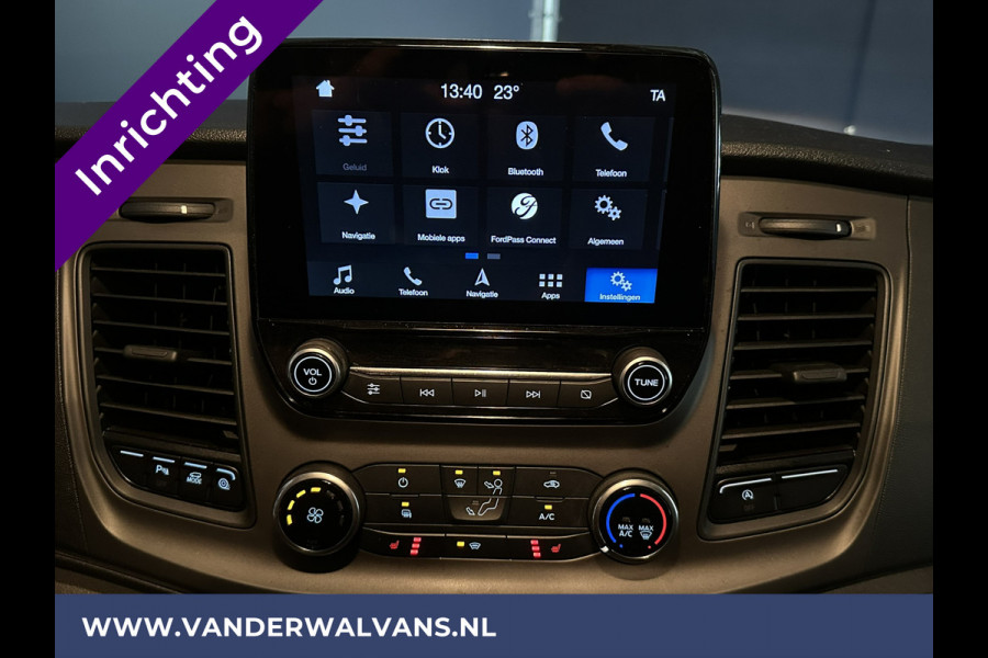 Ford Transit Custom 2.0 TDCI 131pk L1H1 Inrichting Euro6 Airco | Navigatie | Android Auto | LED Cruisecontrol, Stoelverwarming, Verwarmde voorruit, Parkeersensoren, Bijrijdersbank