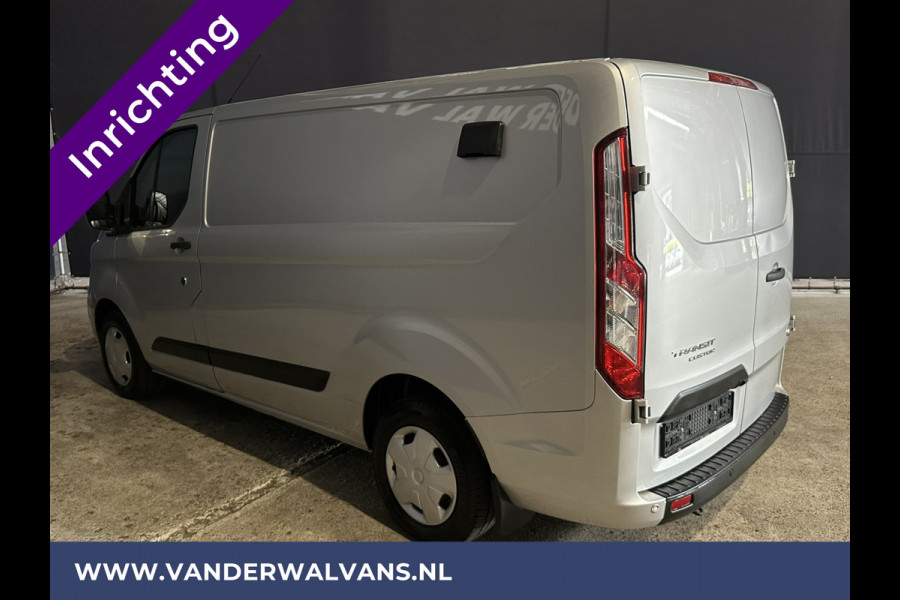 Ford Transit Custom 2.0 TDCI 131pk L1H1 Inrichting Euro6 Airco | Navigatie | Android Auto | LED Cruisecontrol, Stoelverwarming, Verwarmde voorruit, Parkeersensoren, Bijrijdersbank