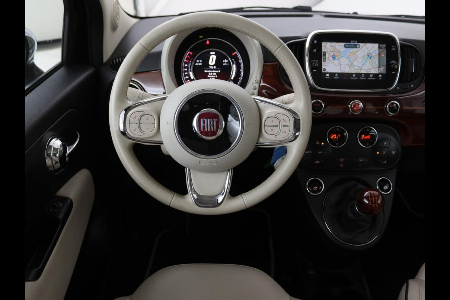 Fiat 500 0.9 TwinAir Turbo Riva | Panoramadak | Leder | Climate control | Navigatie | Cruise control | Parkeerhulp | NR. 002/100