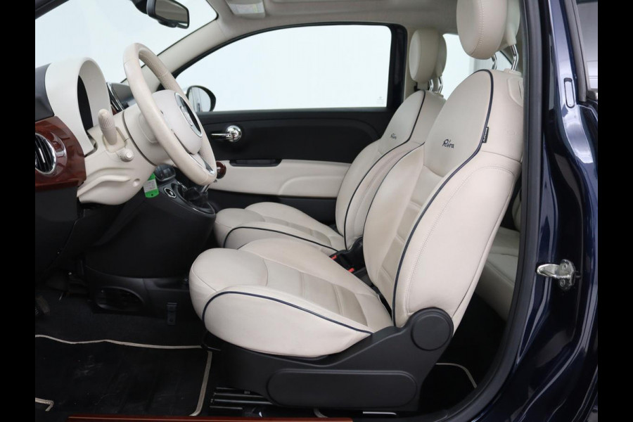 Fiat 500 0.9 TwinAir Turbo Riva | Panoramadak | Leder | Climate control | Navigatie | Cruise control | Parkeerhulp | NR. 002/100