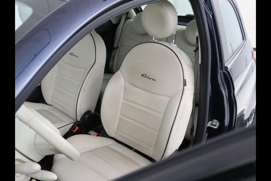 Fiat 500 0.9 TwinAir Turbo Riva | Panoramadak | Leder | Climate control | Navigatie | Cruise control | Parkeerhulp | NR. 002/100