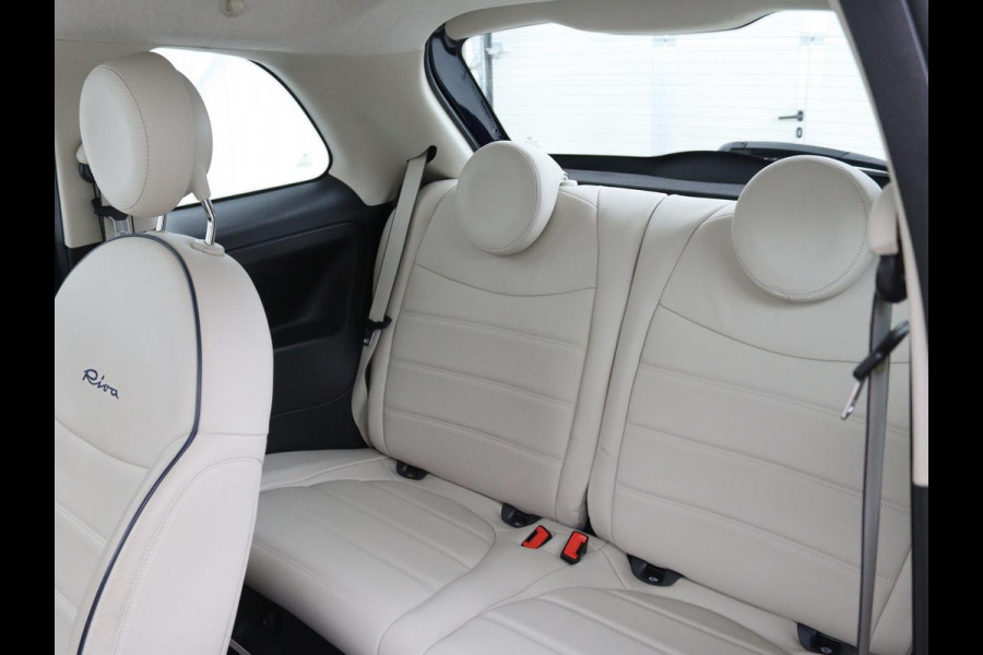 Fiat 500 0.9 TwinAir Turbo Riva | Panoramadak | Leder | Climate control | Navigatie | Cruise control | Parkeerhulp | NR. 002/100