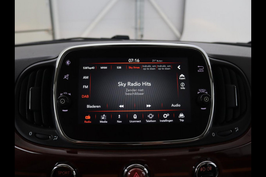 Fiat 500 0.9 TwinAir Turbo Riva | Panoramadak | Leder | Climate control | Navigatie | Cruise control | Parkeerhulp | NR. 002/100