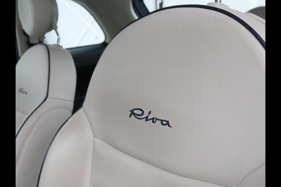 Fiat 500 0.9 TwinAir Turbo Riva | Panoramadak | Leder | Climate control | Navigatie | Cruise control | Parkeerhulp | NR. 002/100