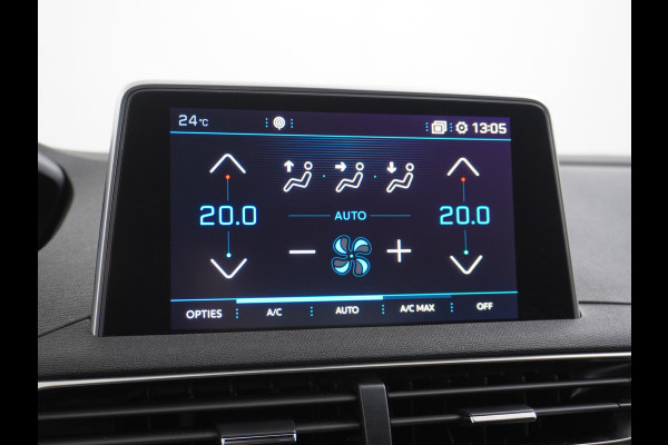 Peugeot 3008 T131pk AUT-8 Elektr.+Leer 360-Camera Navi Avantage Adaptive-Cruise FOCAL-hifi Sport-St. Connected Apps Apple-Carplay Android Mir Priv.glas Mistl. Licht en Zichtpakket Chroom-Optic Elektr.Inklapbare spiegels Origin.NLSe Auto Leer-Sport-Comfort-stoelen+Verwarmd Priv.glas EURO 6.2 Nieuw € 42.000!