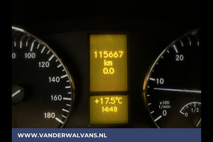 Mercedes-Benz Sprinter 316 CDI 164pk L2H2 Euro6 Airco | 2800kg Trekhaak | Cruisecontrol Parkeersensoren, Chauffeursstoel