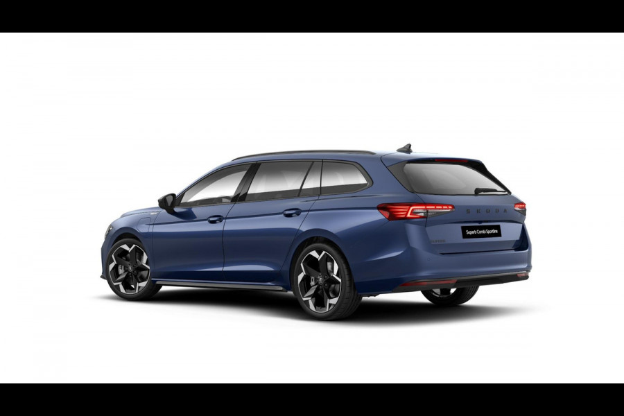 Škoda Superb Combi Sportline Business PHEV 1.5 TSI 204 pk 6 versn. DSG | Dynamic chassis control| Panoramadak | Lederen bekleding | Lichtmetalen velgen 19 inch | Travel assist plus | Canton soundsystem