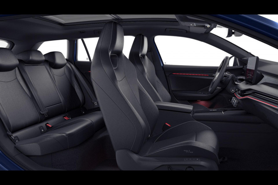 Škoda Superb Combi Sportline Business PHEV 1.5 TSI 204 pk 6 versn. DSG | Dynamic chassis control| Panoramadak | Lederen bekleding | Lichtmetalen velgen 19 inch | Travel assist plus | Canton soundsystem