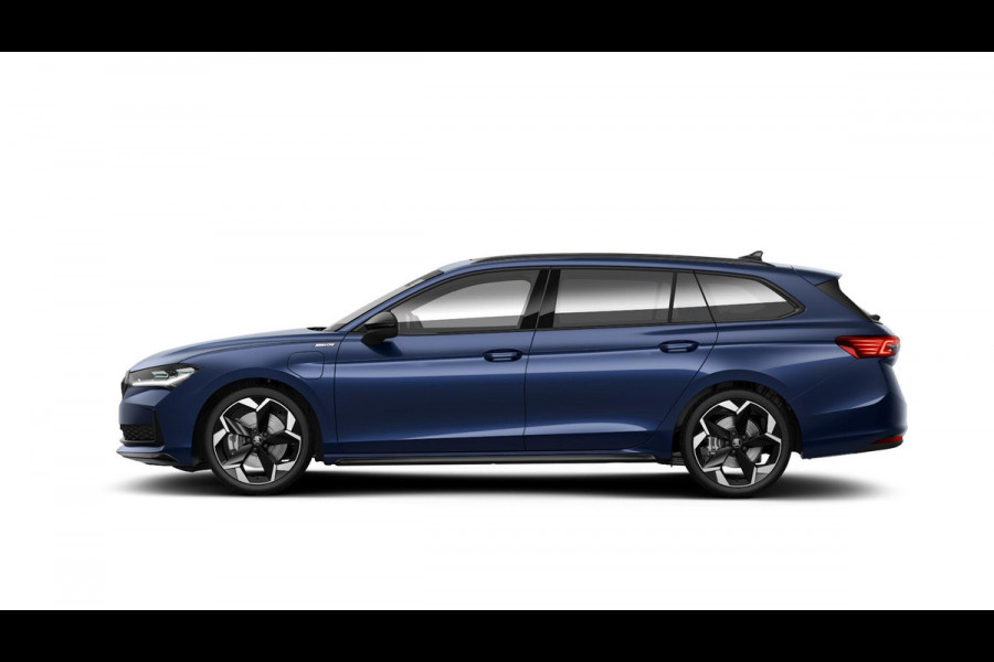 Škoda Superb Combi Sportline Business PHEV 1.5 TSI 204 pk 6 versn. DSG | Dynamic chassis control| Panoramadak | Lederen bekleding | Lichtmetalen velgen 19 inch | Travel assist plus | Canton soundsystem