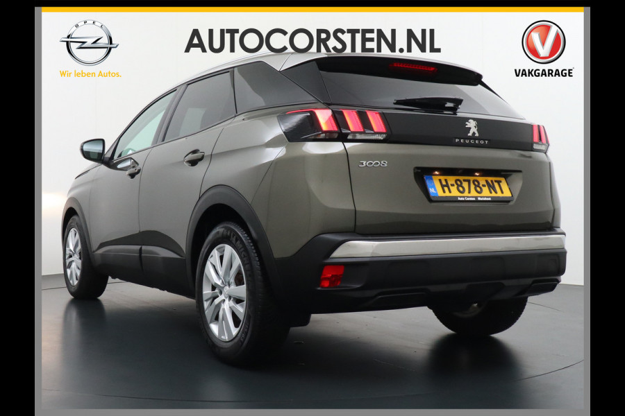 Peugeot 3008 T131PK Navi Camera Apple Carplay Android Pdc Mirror-Screen Auto BordHerkenning Ecc Cruise Control Bluetooth Regen-Licht Sensor L Privacy glass PureTech Blue Edition Executive Orig. NL se auto 1e eigenaar EURO6