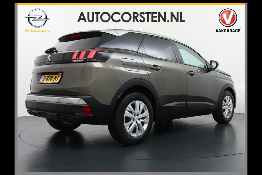Peugeot 3008 T131PK Navi Camera Apple Carplay Android Pdc Mirror-Screen Auto BordHerkenning Ecc Cruise Control Bluetooth Regen-Licht Sensor L Privacy glass PureTech Blue Edition Executive Orig. NL se auto 1e eigenaar EURO6