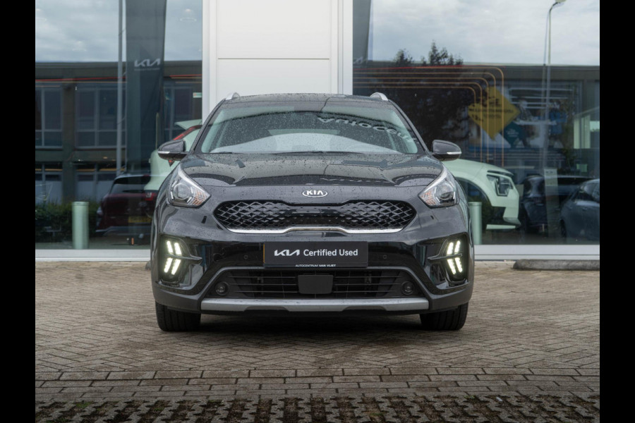 Kia Niro 1.6 GDi Hybrid DynamicPlusLine Nederlandse dealer onderhouden auto.| Stoel en stuurverwarming | Navigatie |