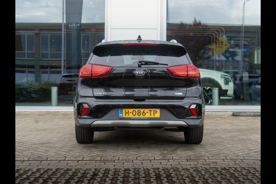 Kia Niro 1.6 GDi Hybrid DynamicPlusLine Nederlandse dealer onderhouden auto.| Stoel en stuurverwarming | Navigatie |