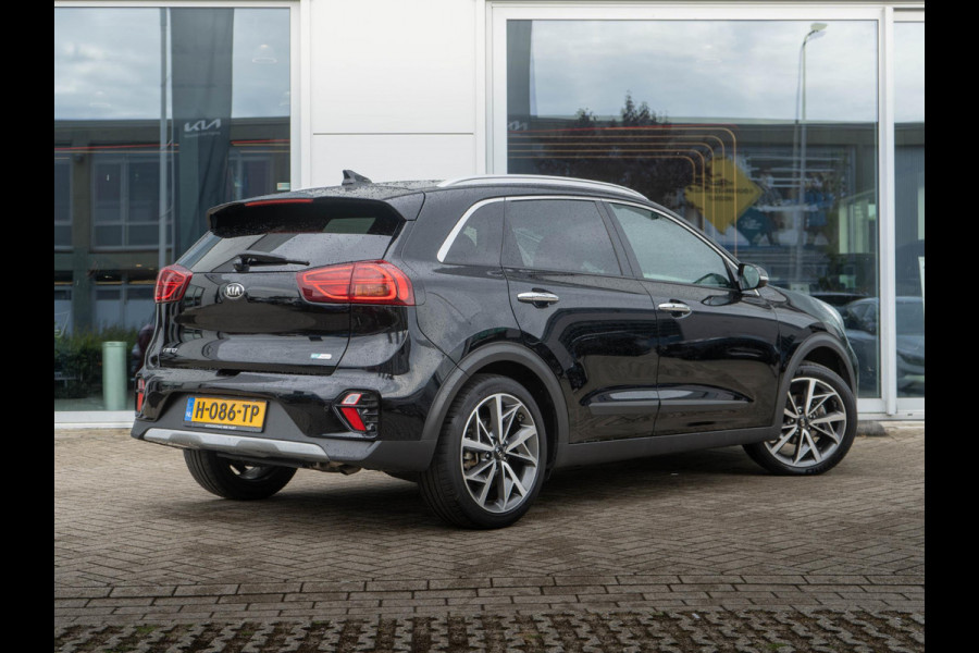 Kia Niro 1.6 GDi Hybrid DynamicPlusLine Nederlandse dealer onderhouden auto.| Stoel en stuurverwarming | Navigatie |