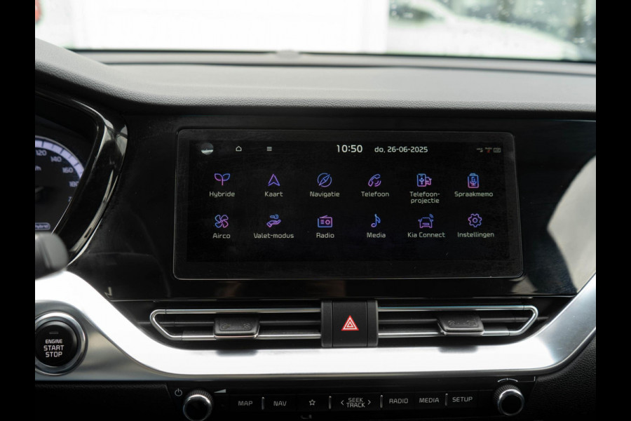 Kia Niro 1.6 GDi Hybrid DynamicPlusLine Nederlandse dealer onderhouden auto.| Stoel en stuurverwarming | Navigatie |