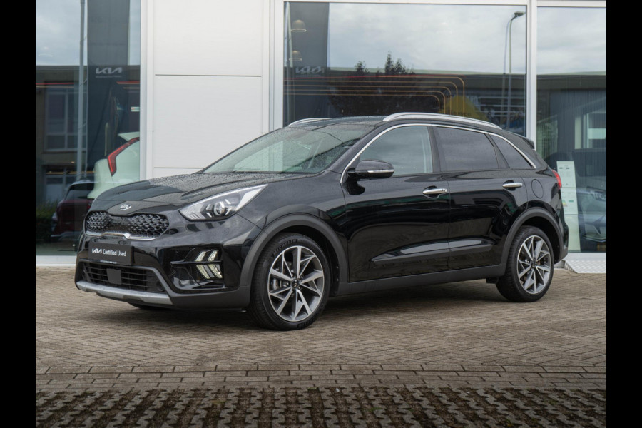 Kia Niro 1.6 GDi Hybrid DynamicPlusLine Nederlandse dealer onderhouden auto.| Stoel en stuurverwarming | Navigatie |