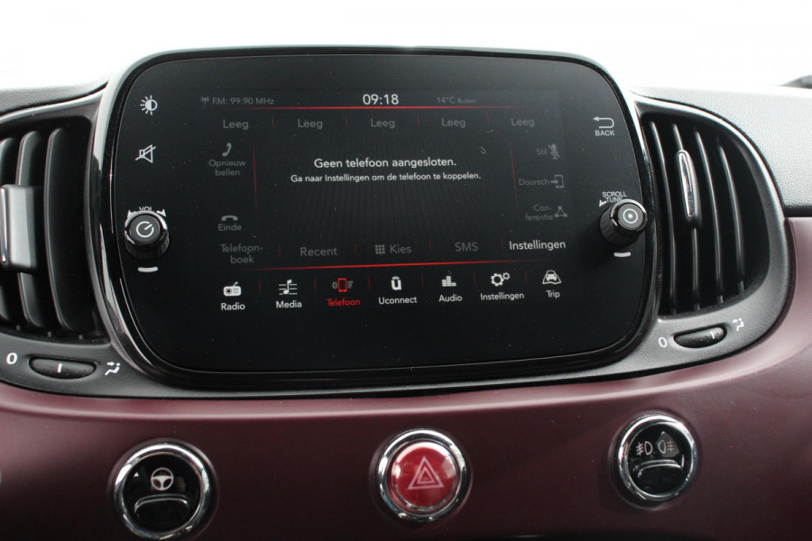 Fiat 500C 1.2 Automaat Star | Lederen Bekleding | Climate control | Cruise Control | Parkeersensoren Achter |  16 Inch Lichtmetalen Velgen |