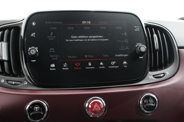 Fiat 500C 1.2 Automaat Star | Lederen Bekleding | Climate control | Cruise Control | Parkeersensoren Achter |  16 Inch Lichtmetalen Velgen |