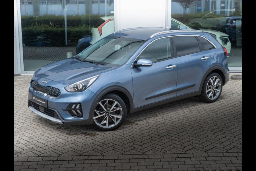 Kia Niro 1.6 GDi Hybrid DynamicPlusLine | Nederlandse dealer onderhouden auto | 18 inch lichtmetalen velgen | Stoel en stuur verwarming |