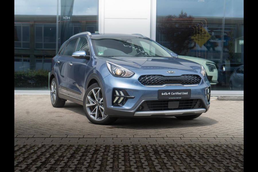Kia Niro 1.6 GDi Hybrid DynamicPlusLine | Nederlandse dealer onderhouden auto | 18 inch lichtmetalen velgen | Stoel en stuur verwarming |