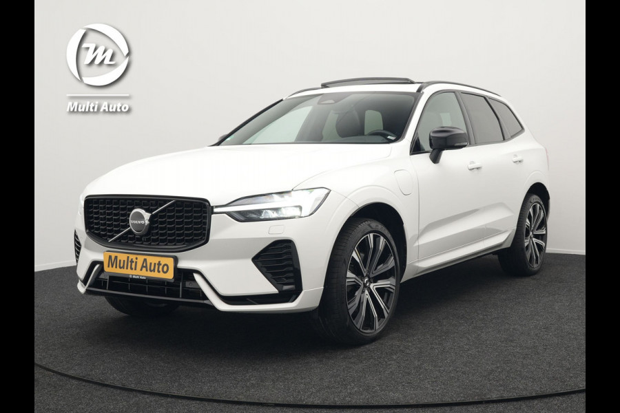 Volvo XC60 T6 Plug-in hybrid AWD R-Design LONG RANGE 350pk PHEV | Panodak | Adaptive Cruise | Lederen Sportstoelen Memory | Google Maps | 21"L.M | Camera | Keyless | Pilot Assist |
