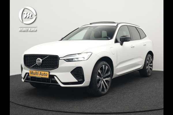 Volvo XC60 T6 Plug-in hybrid AWD R-Design LONG RANGE 350pk PHEV | Panodak | Adaptive Cruise | Lederen Sportstoelen Memory | Google Maps | 21"L.M | Camera | Keyless | Pilot Assist |