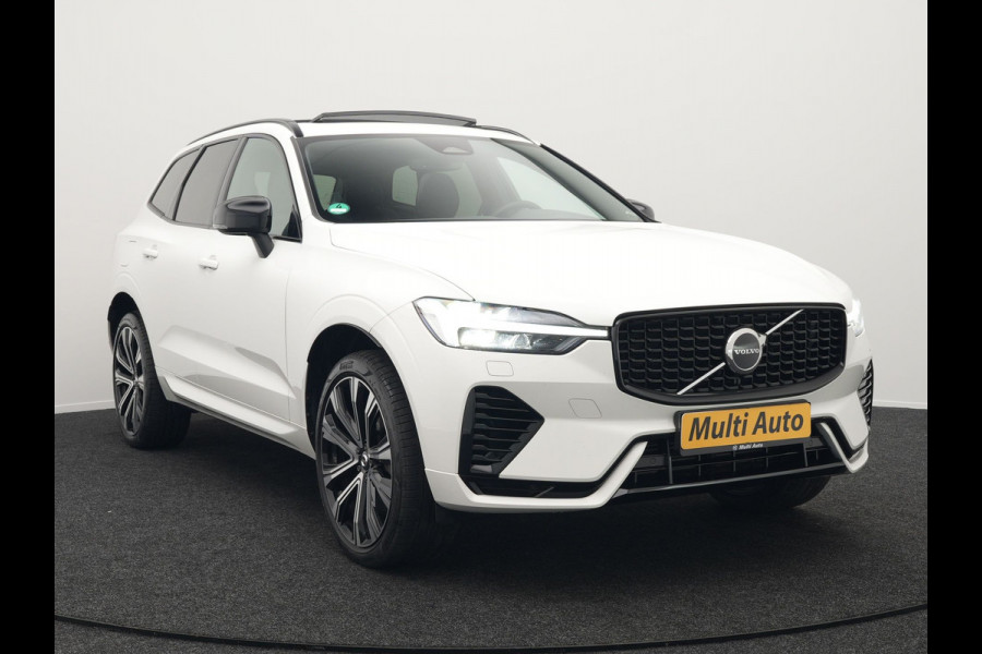 Volvo XC60 T6 Plug-in hybrid AWD R-Design LONG RANGE 350pk PHEV | Panodak | Adaptive Cruise | Lederen Sportstoelen Memory | Google Maps | 21"L.M | Camera | Keyless | Pilot Assist |