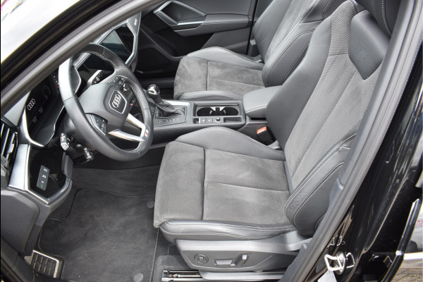 Audi Q3 45 TFSI e 245 Pk S-Line Black Ed Pano Memory Leder Matrix ACC Keyless Sfeer Trekhaak 19 Inch