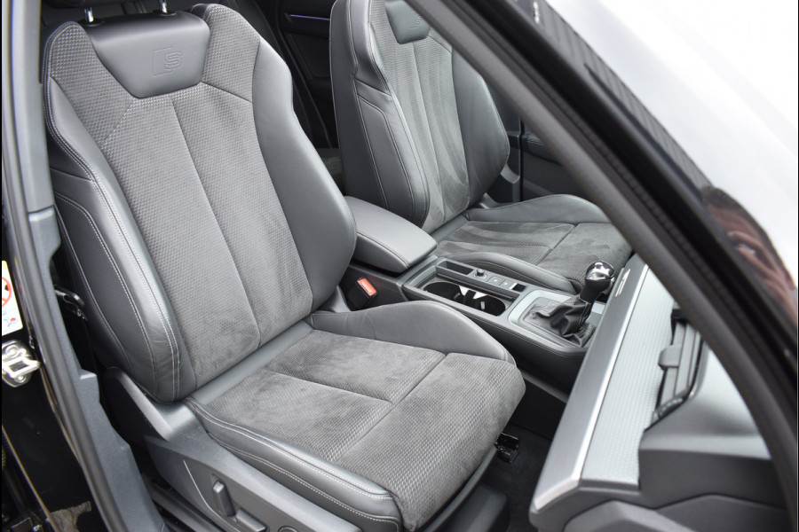 Audi Q3 45 TFSI e 245 Pk S-Line Black Ed Pano Memory Leder Matrix ACC Keyless Sfeer Trekhaak 19 Inch