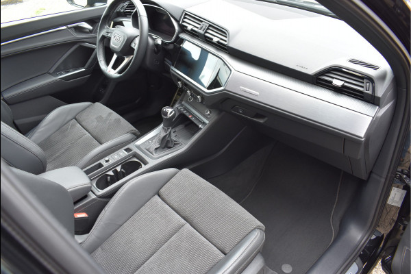 Audi Q3 45 TFSI e 245 Pk S-Line Black Ed Pano Memory Leder Matrix ACC Keyless Sfeer Trekhaak 19 Inch