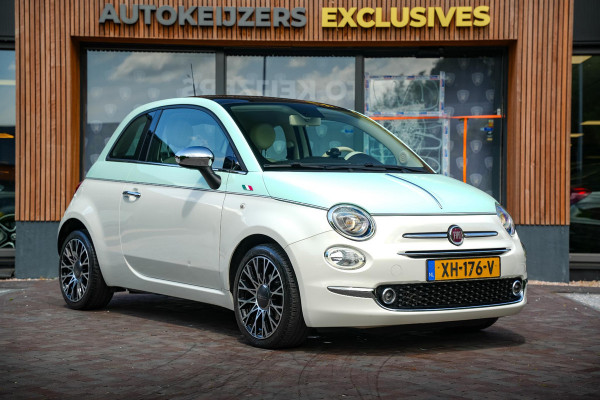 Fiat 500 0.9 TwinAir Turbo Collezione Panoramadak Airco Cruise Uconnect 16”LM Two Tone