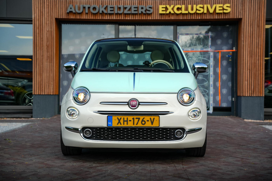 Fiat 500 0.9 TwinAir Turbo Collezione Panoramadak Airco Cruise Uconnect 16”LM Two Tone