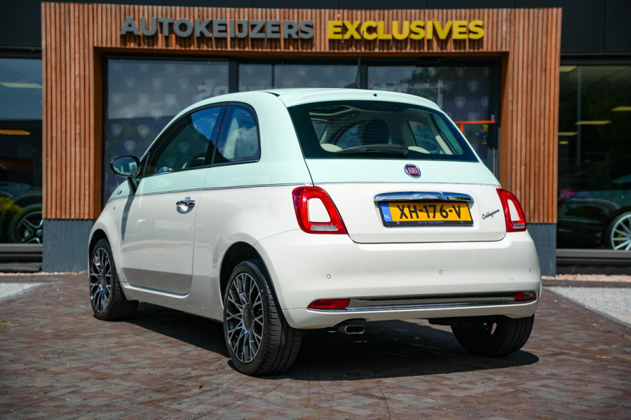 Fiat 500 0.9 TwinAir Turbo Collezione Panoramadak Airco Cruise Uconnect 16”LM Two Tone