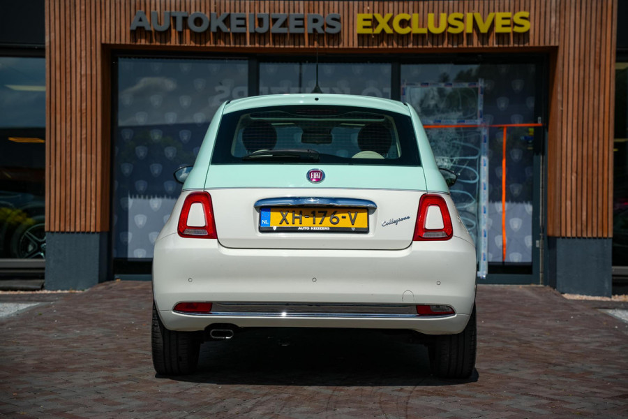 Fiat 500 0.9 TwinAir Turbo Collezione Panoramadak Airco Cruise Uconnect 16”LM Two Tone